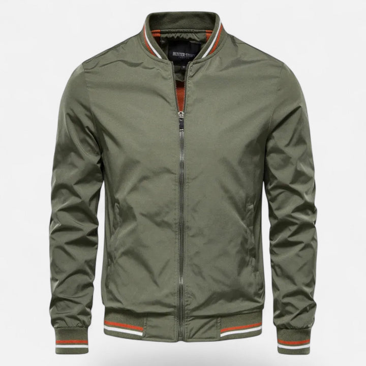 Men's Stand-Collar Non-Iron Casual Jacket