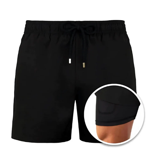 Men's Stylish Quick-Dry Swim Shorts for Beach & Pool
