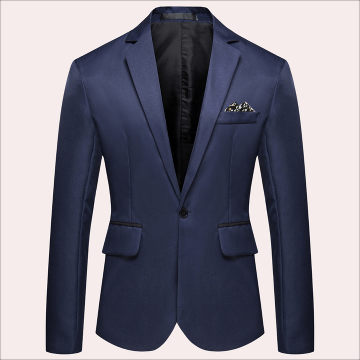 Men's Tailored Single Breasted Suit Blazer for Sharp Style