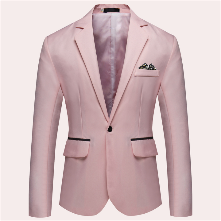Men's Tailored Single Breasted Suit Blazer for Sharp Style