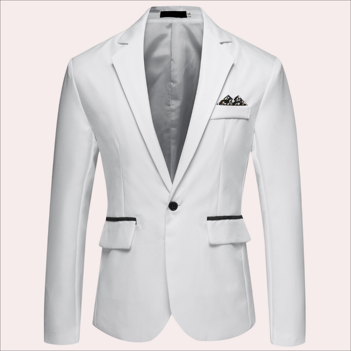 Men's Tailored Single Breasted Suit Blazer for Sharp Style