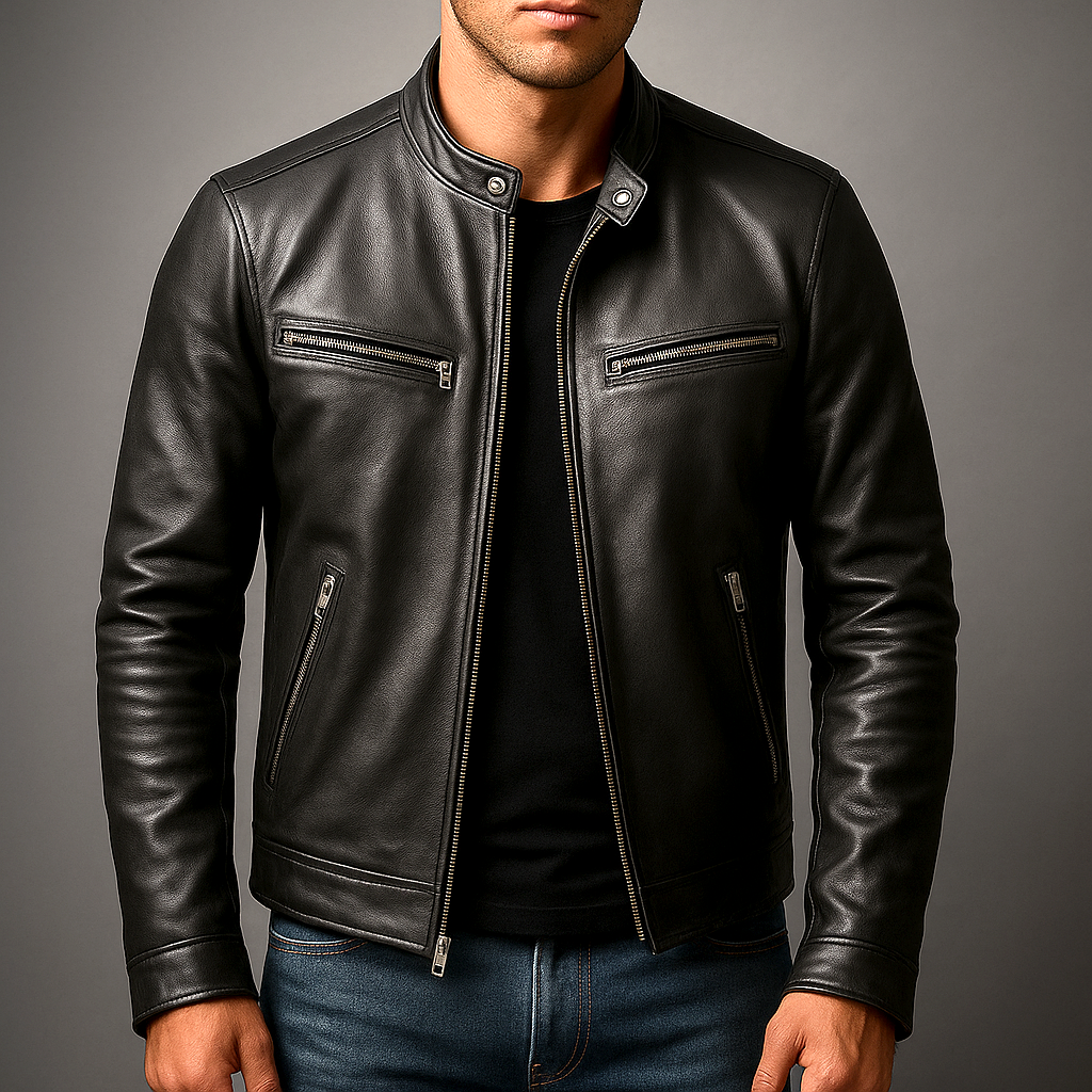 Men's Vintage Bomber Jacket - Timeless Style & Comfort