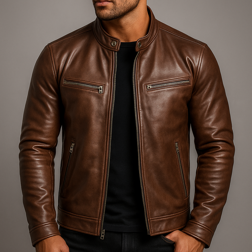Men's Vintage Bomber Jacket - Timeless Style & Comfort