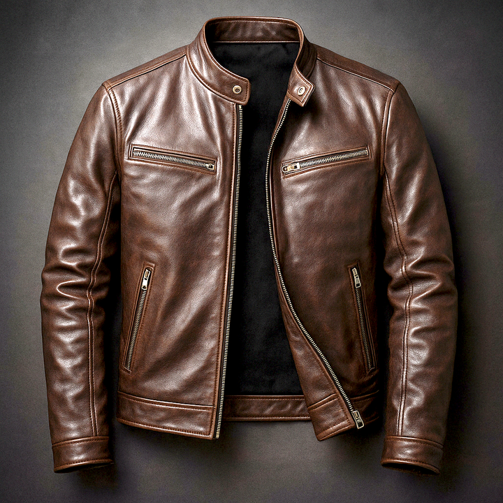 Men's Vintage Bomber Jacket - Timeless Style & Comfort