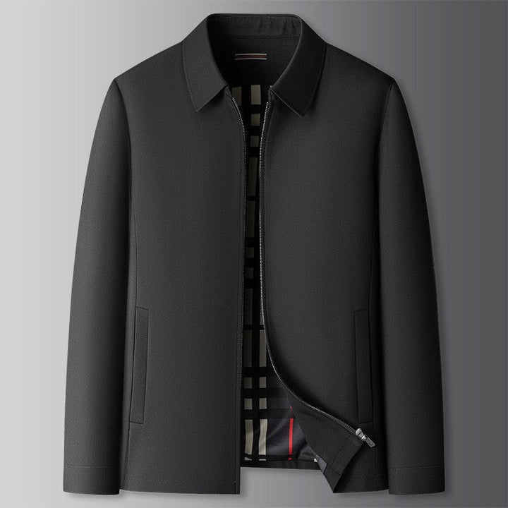 Men's Windproof Harrington Jacket – Stylish Zip-Front Comfort