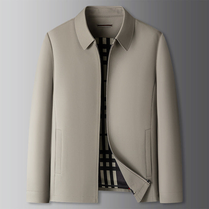 Men's Windproof Harrington Jacket – Stylish Zip-Front Comfort