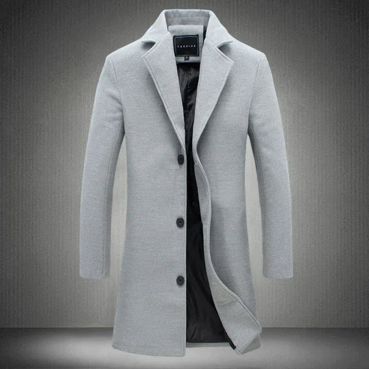 Men's Wool Coat, view 2 - Elena Harper