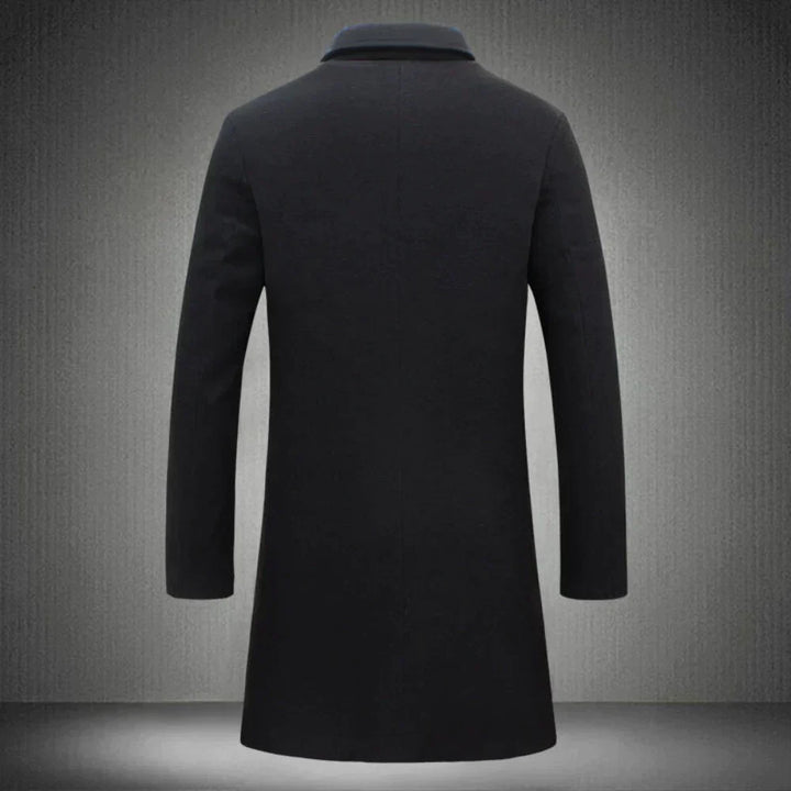 Men's Wool Coat, view 4 - Elena Harper