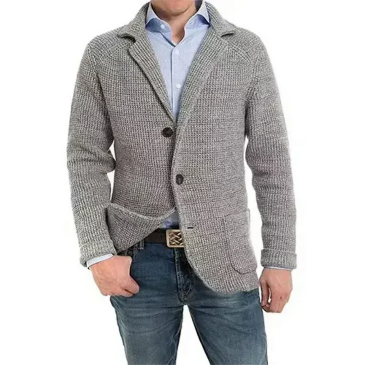 Étienne - Comfortable Knitted Jacket for Men