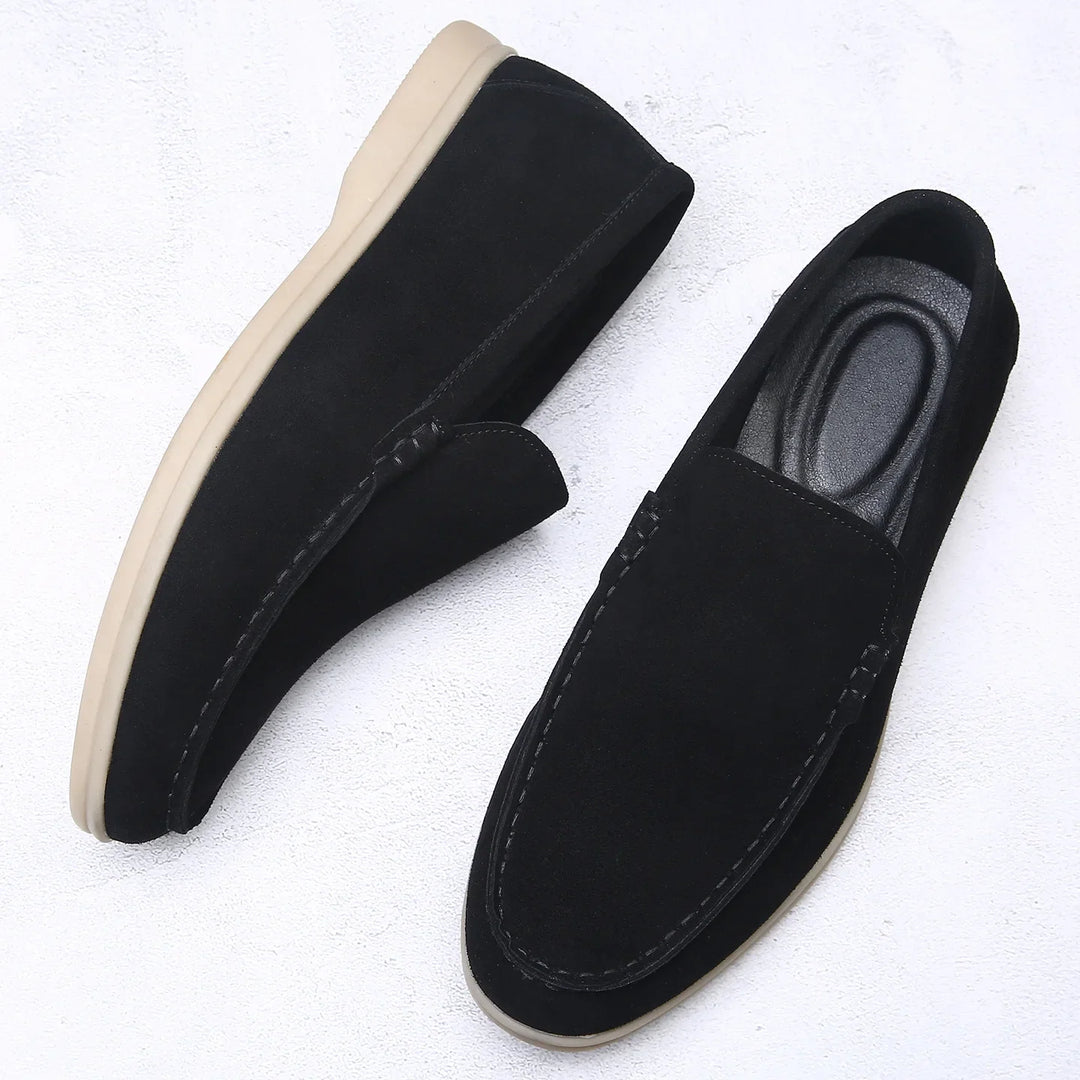 Men’s Suede Business Casual Loafers - Craw Leigh