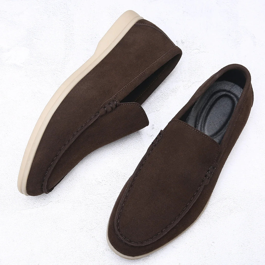 Men’s Suede Business Casual Loafers - Craw Leigh