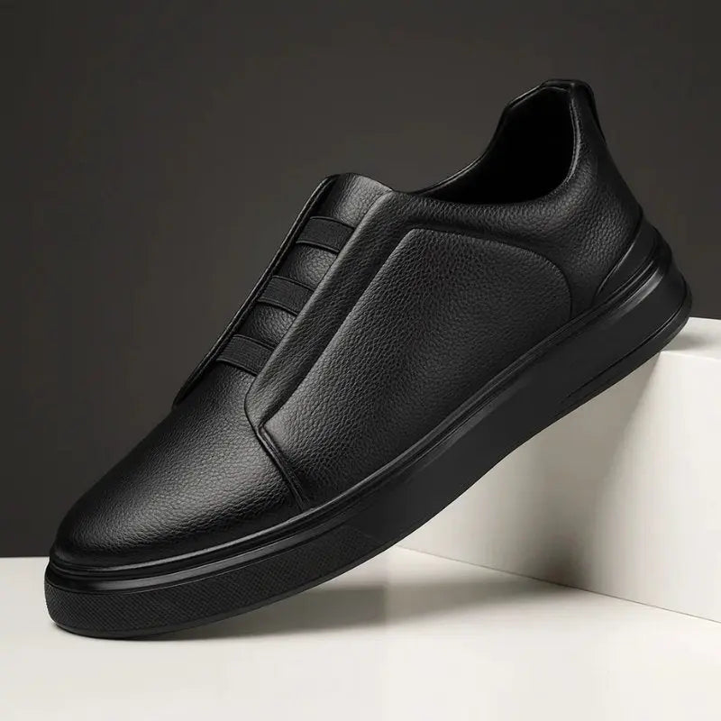Men's Slip-On Trainers with Loop Lacing for Effortless Style
