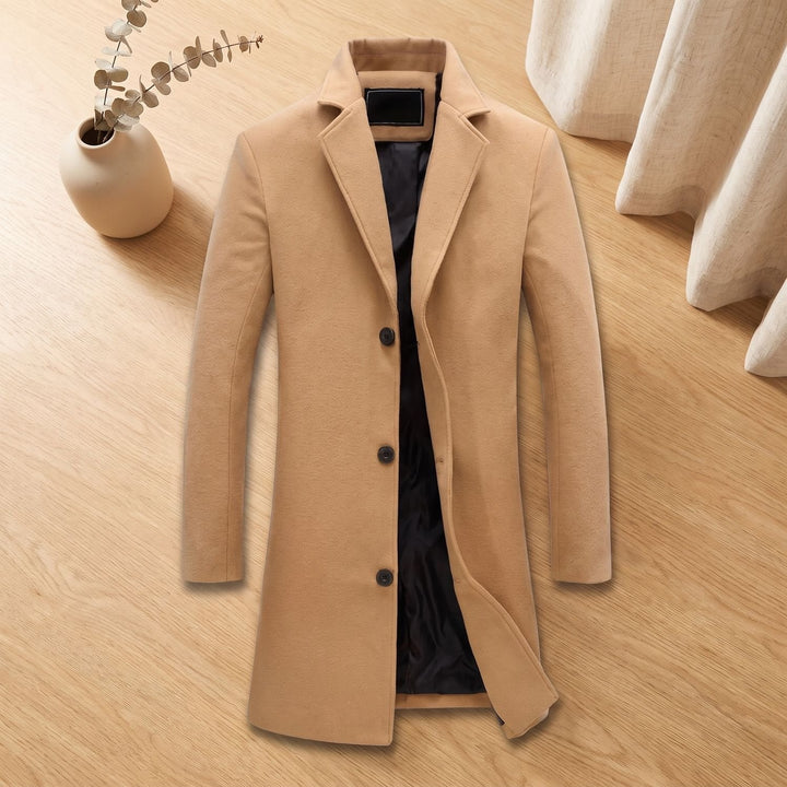 ELENA HARPER™  |  LONG WOOL BLEND COAT FOR MEN