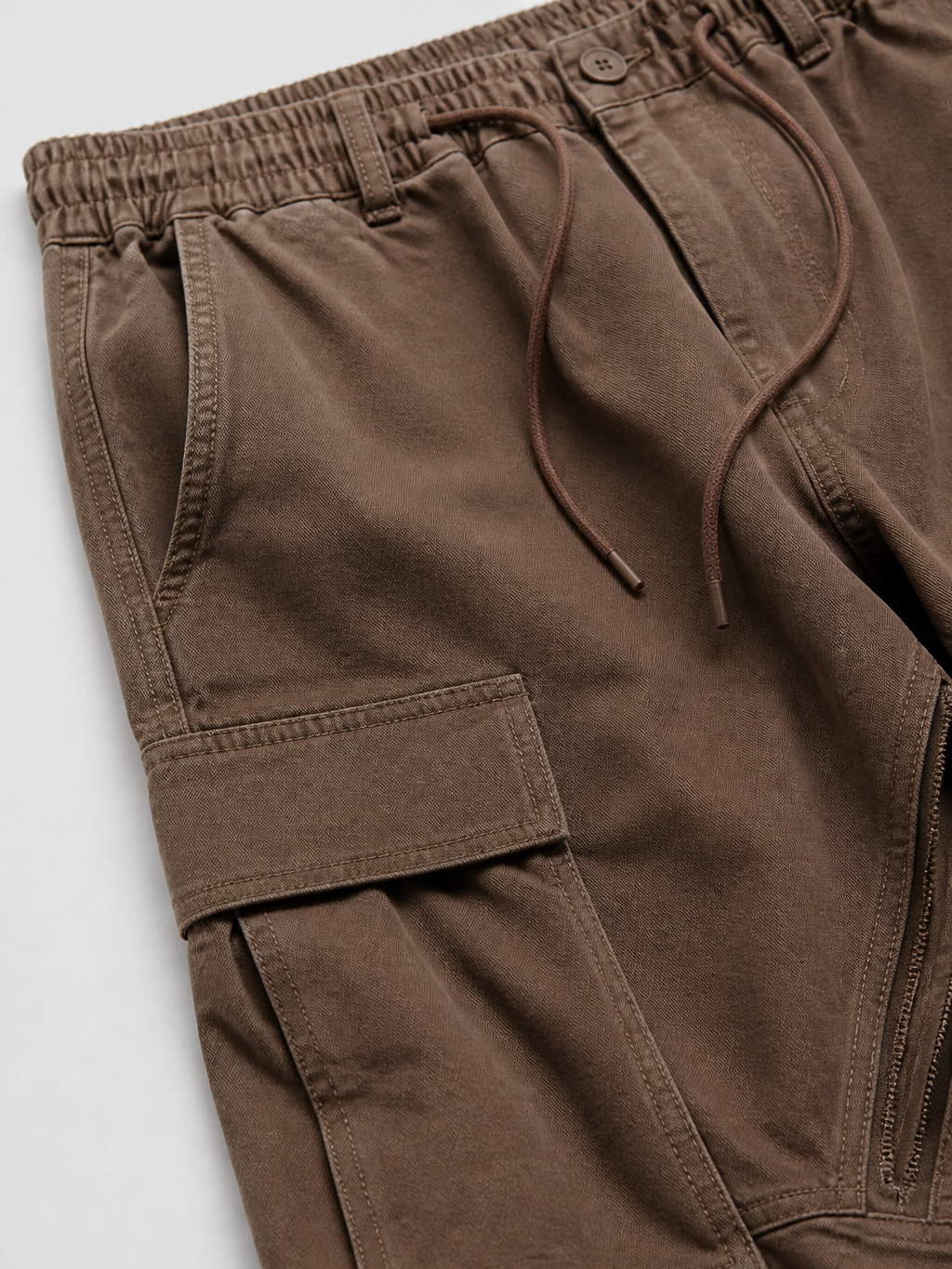 Montarello Men's Cargo Pants with Drawstring Waist
