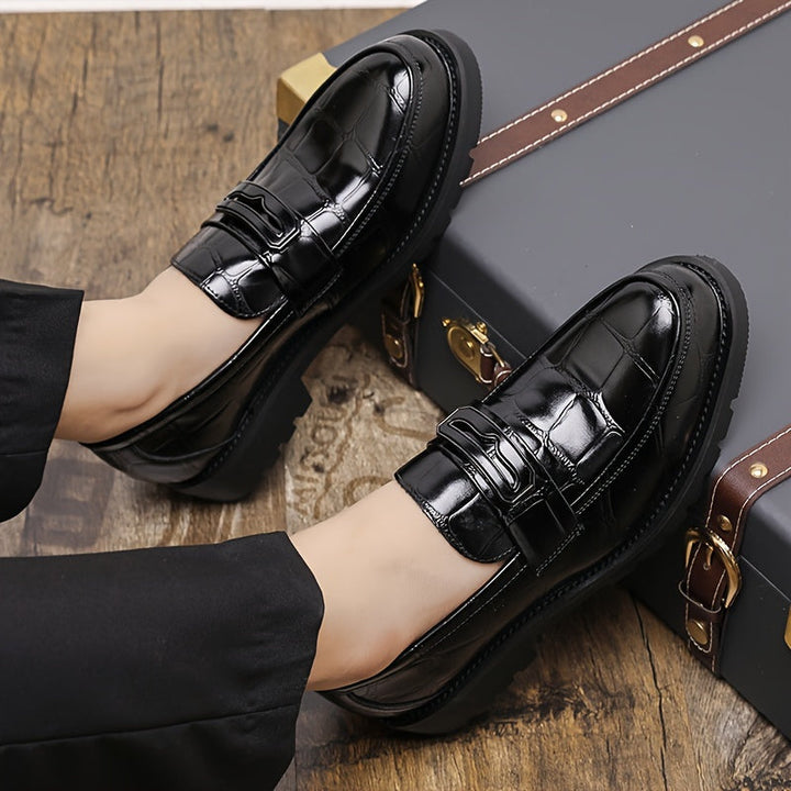 Men's Dress Loafers with Buckle