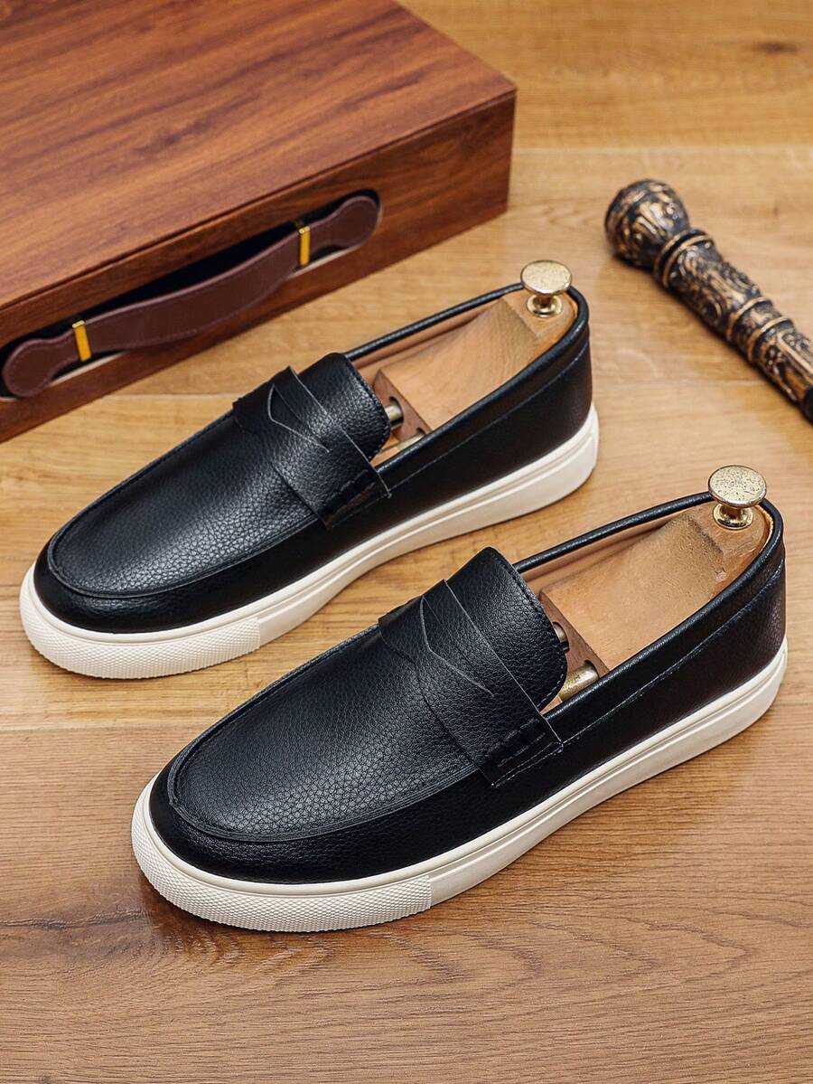 Men's Classic Strap Loafers - Elena Harper