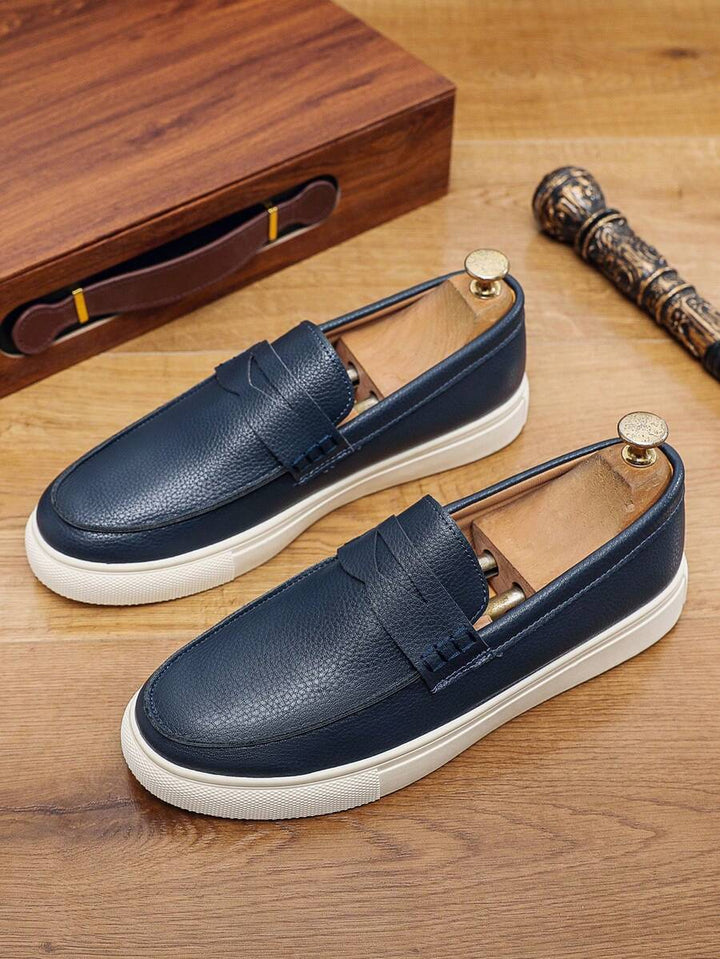 Men's Classic Strap Loafers - Elena Harper