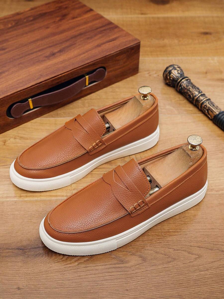 Men's Classic Strap Loafers - Elena Harper