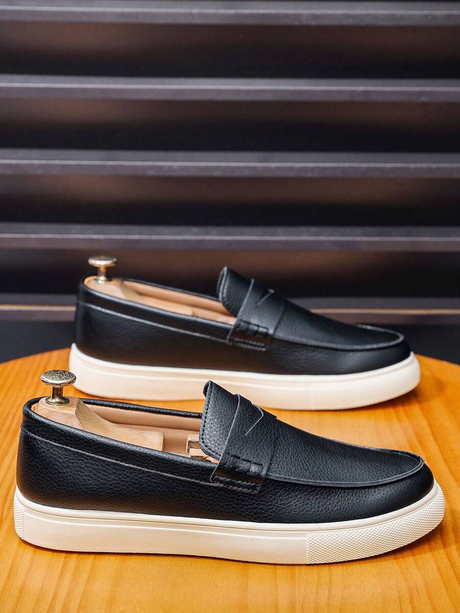 Men's Classic Strap Loafers - Elena Harper