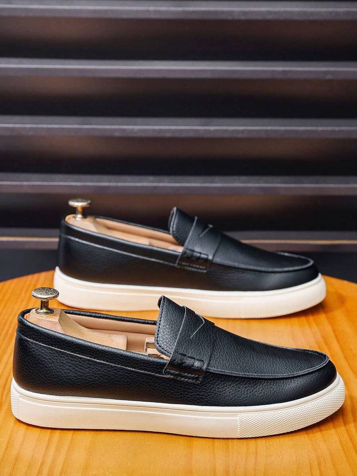 Men's Classic Strap Loafers - Elena Harper