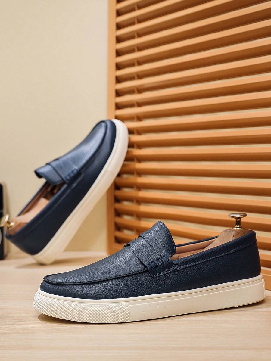 Men's Classic Strap Loafers - Elena Harper