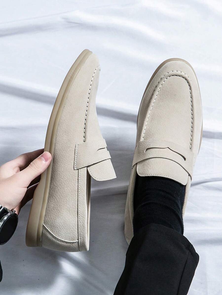 Men's Moccasins with Front Cutout