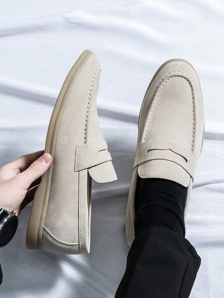 Men's Moccasins with Front Cutout