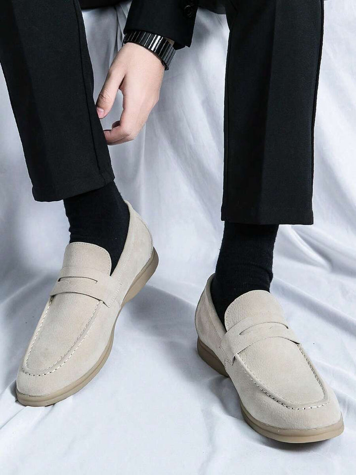 Men's Moccasins with Front Cutout