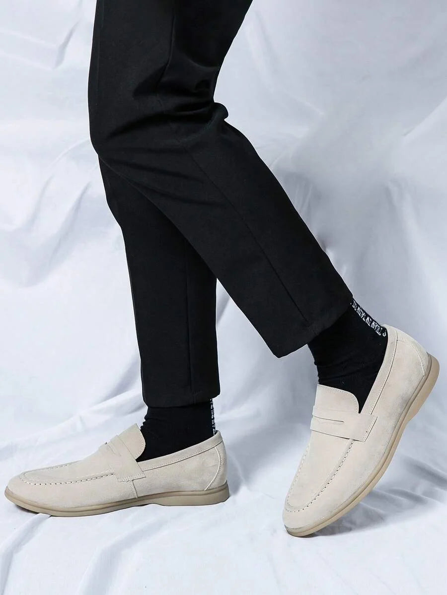 Men's Moccasins with Front Cutout