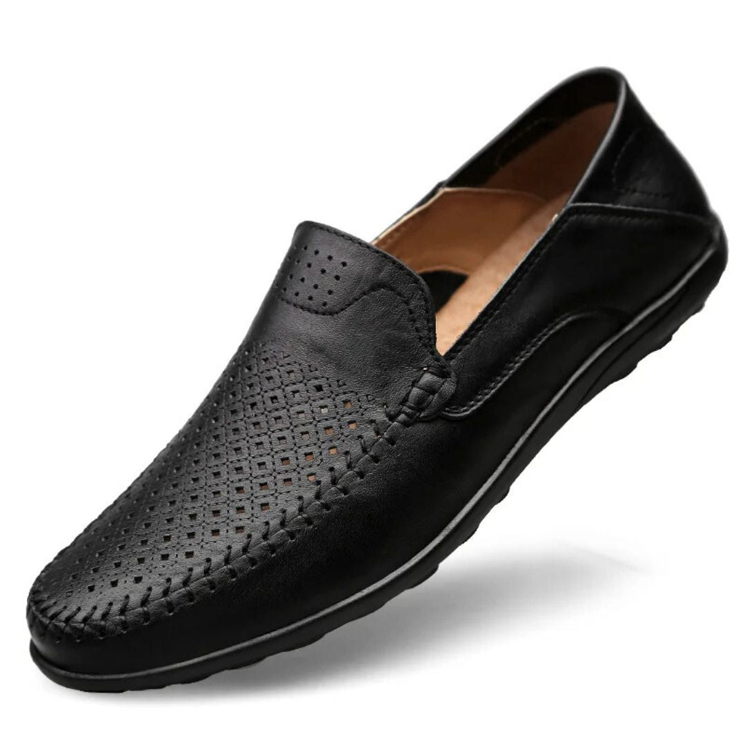 Men's Slip-On Perforated Loafers