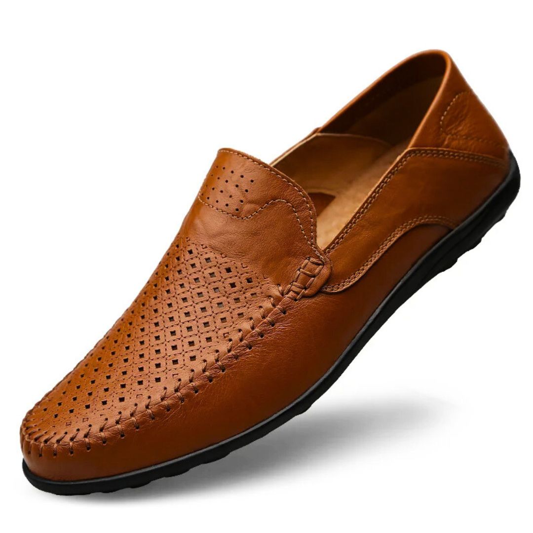 Men's Slip-On Perforated Loafers