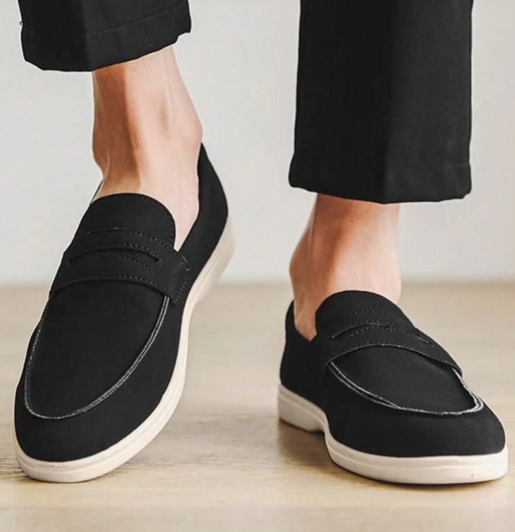 Men's Moccasins with Sewn Platform