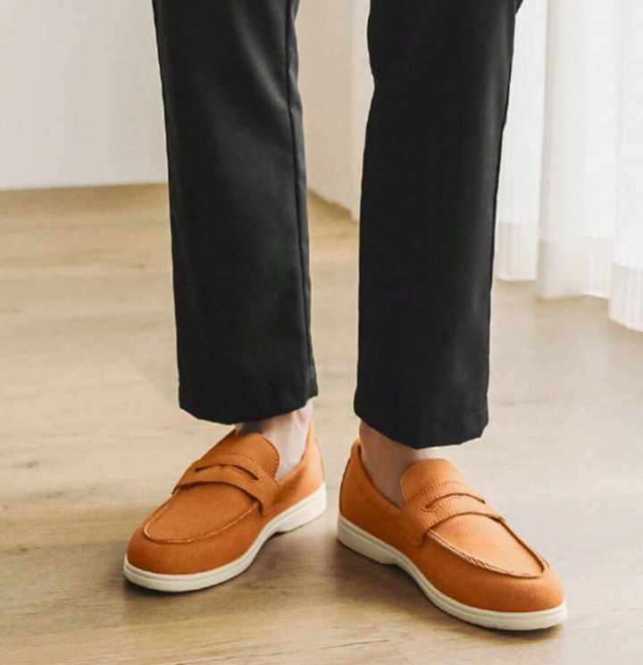 Men's Moccasins with Sewn Platform