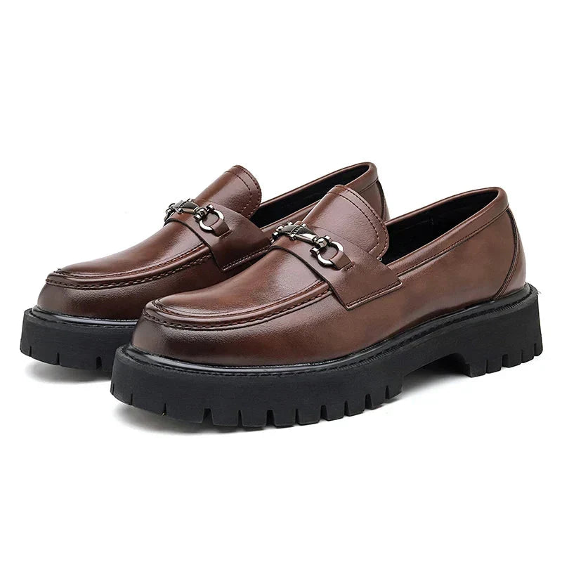 Men's Moccasins with Grooved Sole
