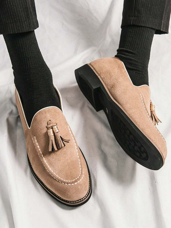 Men's Moccasins with Strap on Top - Elena Harper