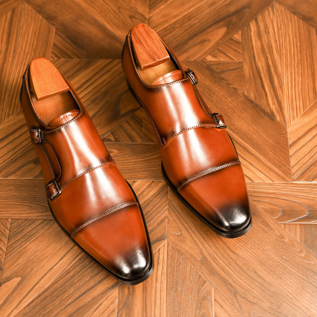 Men's Moccasins with Crossed Straps