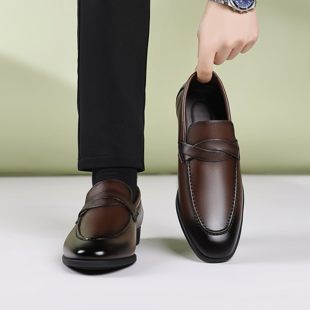 Classic Men's Loafers with Strap