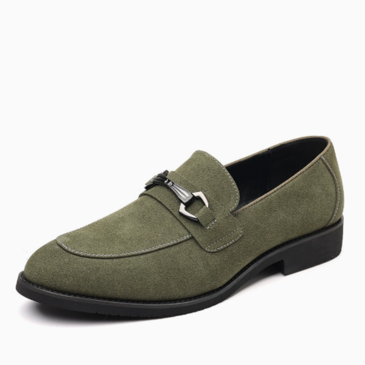 Men's Moccasins with Visible Stitching - Elena Harper