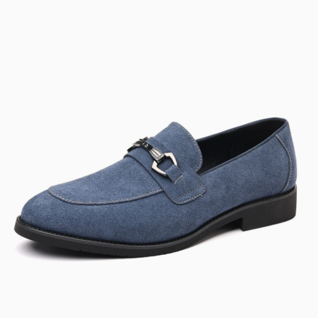 Men's Moccasins with Visible Stitching - Elena Harper