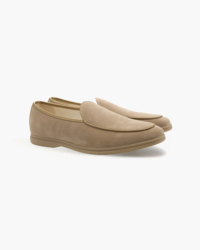 Men's Slip-On Moccasins with Clean Design