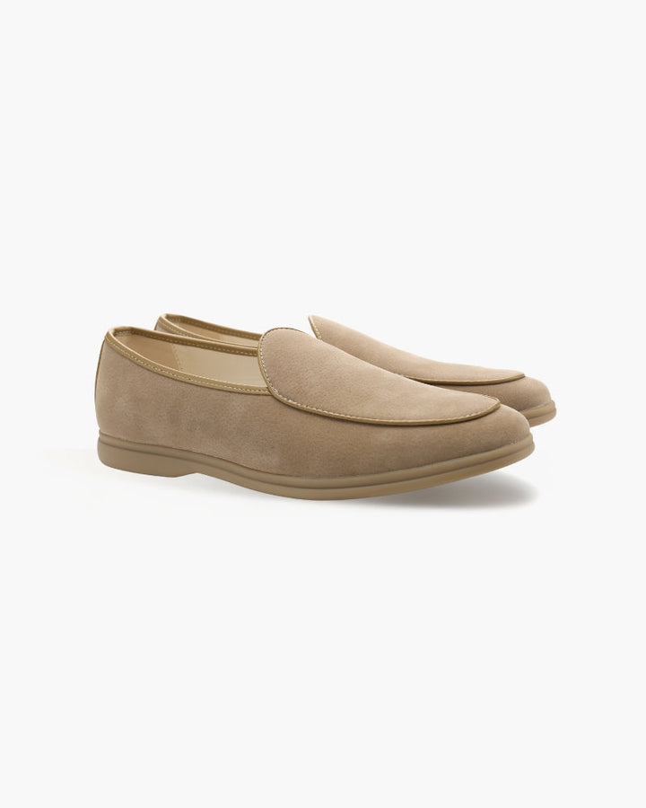 Men's Slip-On Moccasins with Clean Design