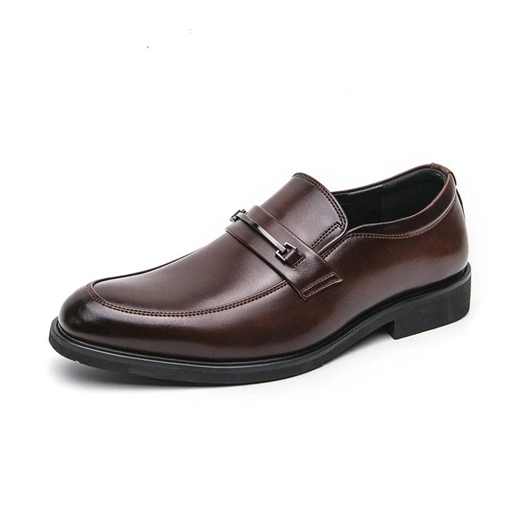 Men's loafers with smooth upper