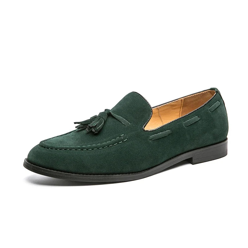 Men's loafers with structured upper
