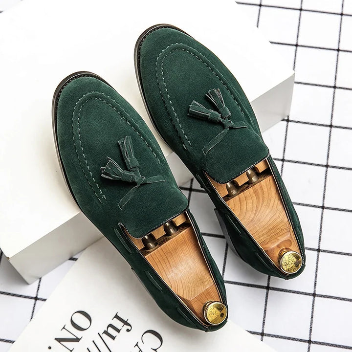 Men's loafers with structured upper