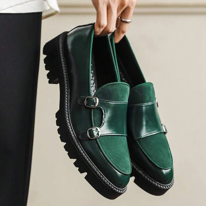 Men's Double Buckle Loafers