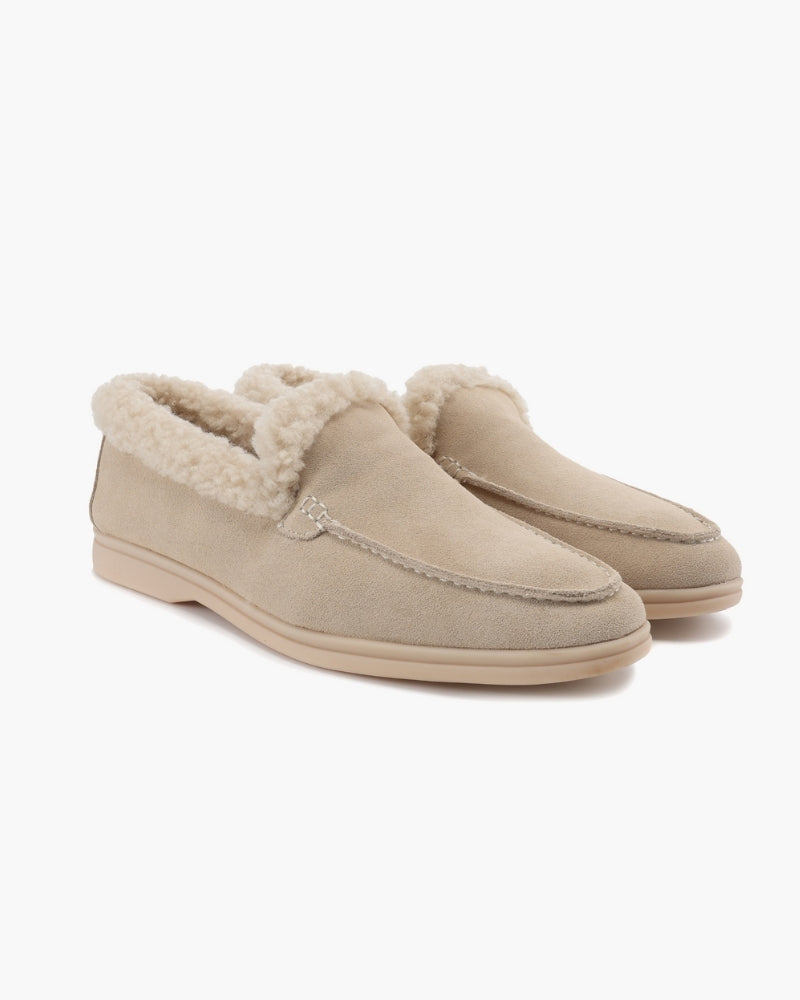 Men's Lined Slip-On Moccasins