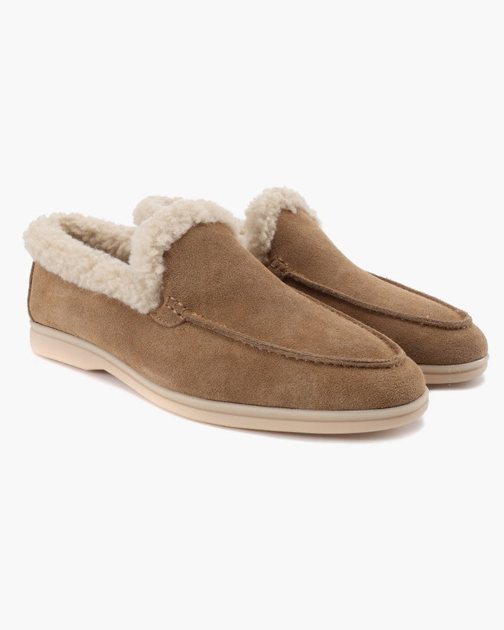 Men's Lined Slip-On Moccasins
