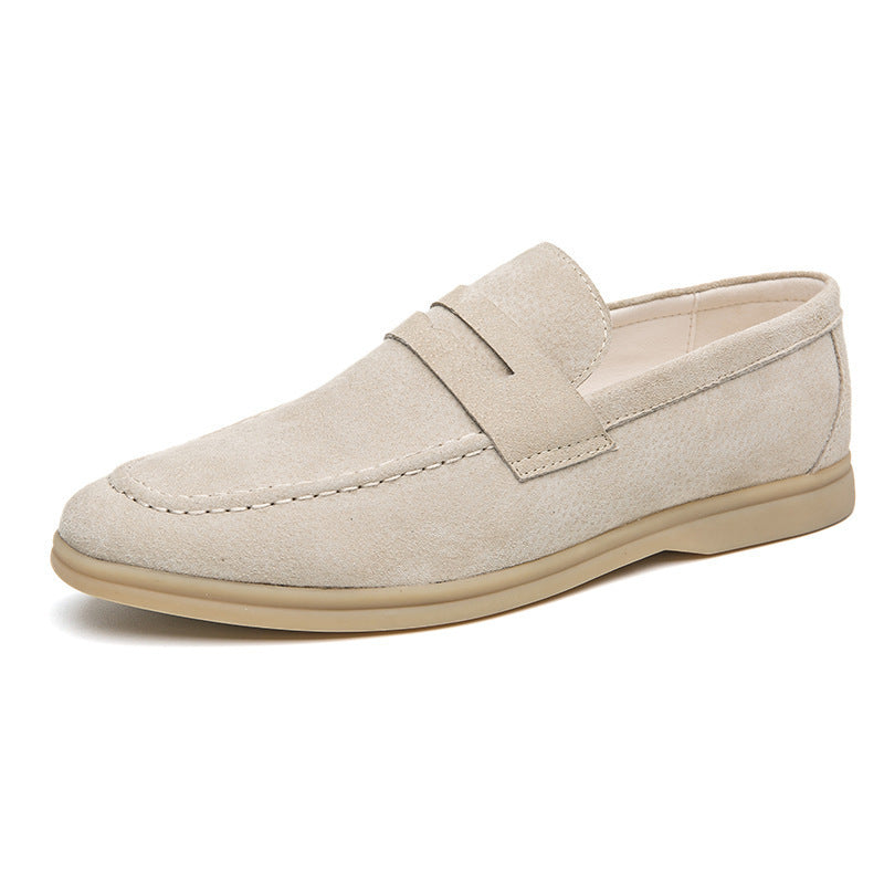 Men's Suede Comfort Loafers - Elena Harper