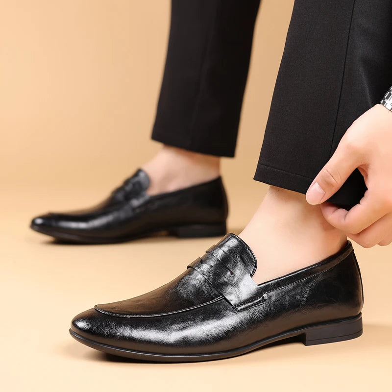Smooth Men's Loafers - Elena Harper