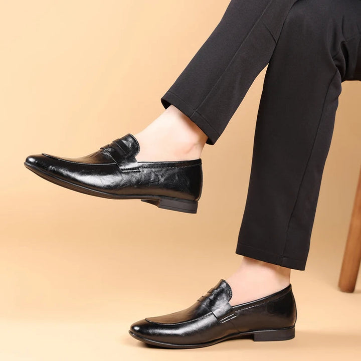 Smooth Men's Loafers - Elena Harper